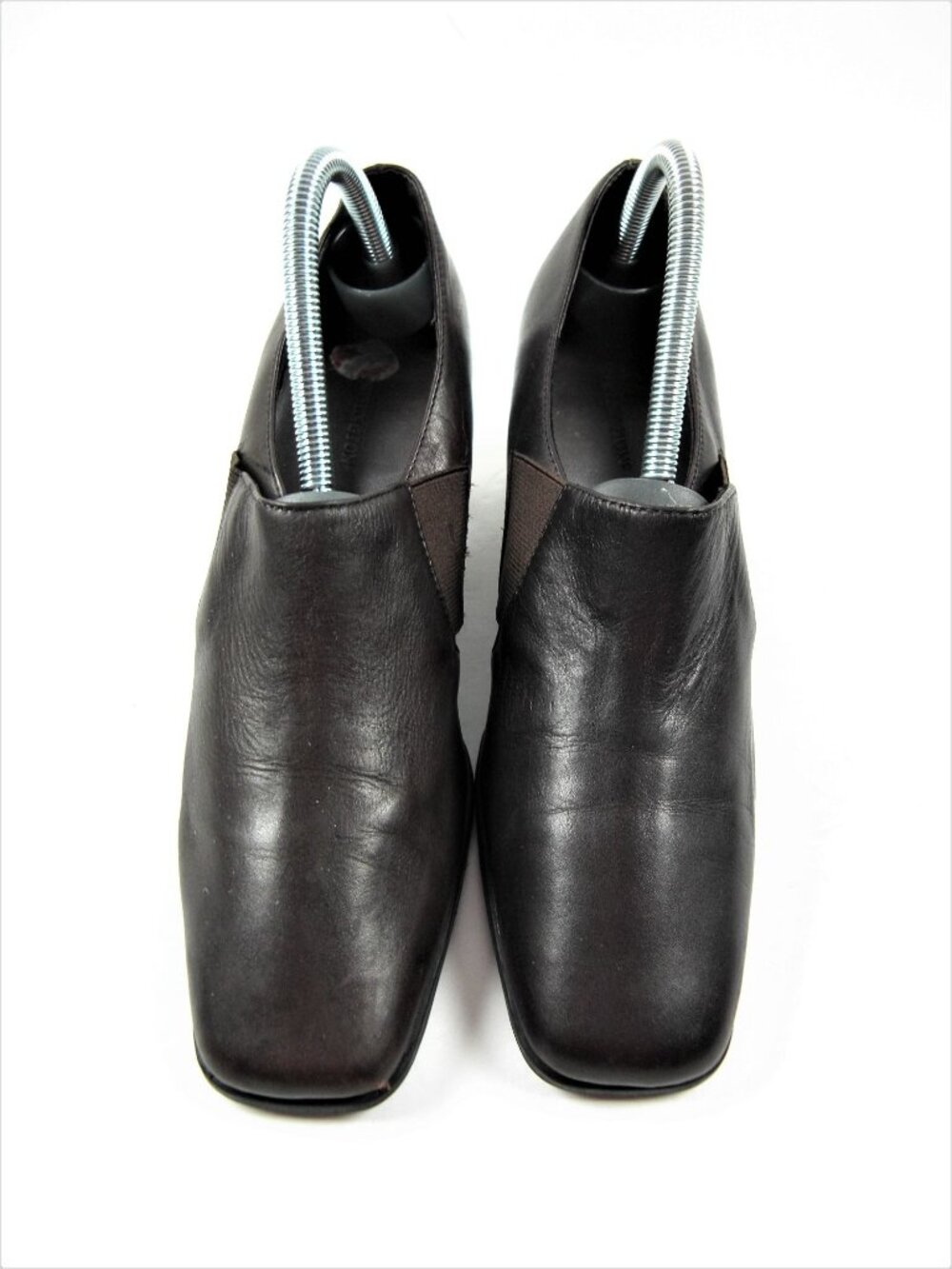 Worthington Womens Shoes Size 9 Brown Leather Block Heels Pumps